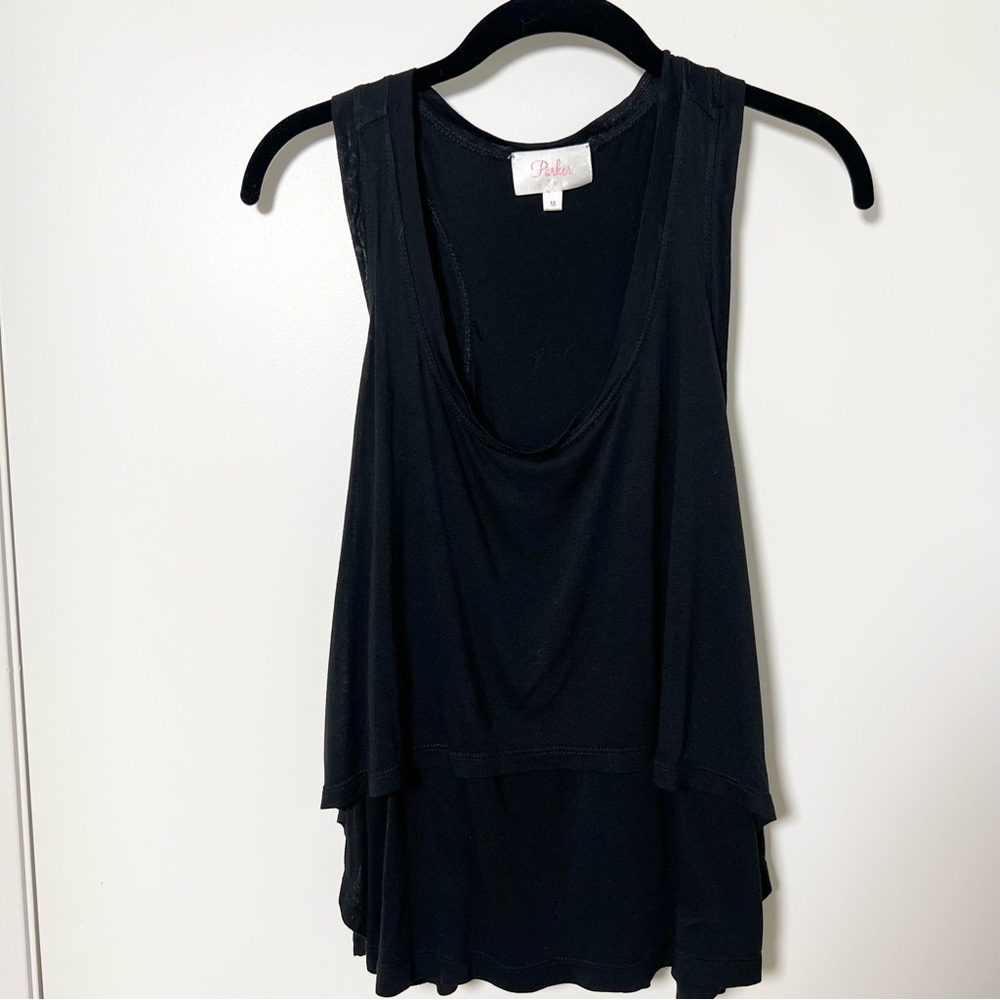 Parker double layer black tank